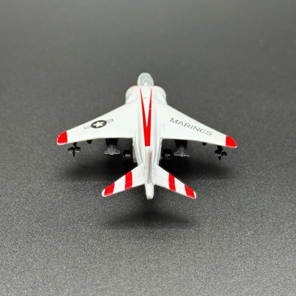 Marines AV-8B‎ Harrier II Ground Attack Jet Diecast Metal Vintage Toy